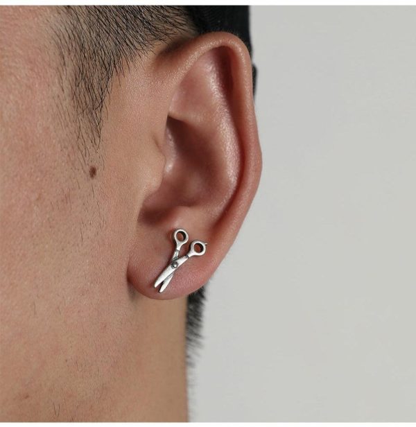 Scissors Stud Earrings Online now