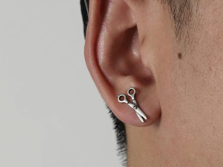 Scissors Stud Earrings Online now