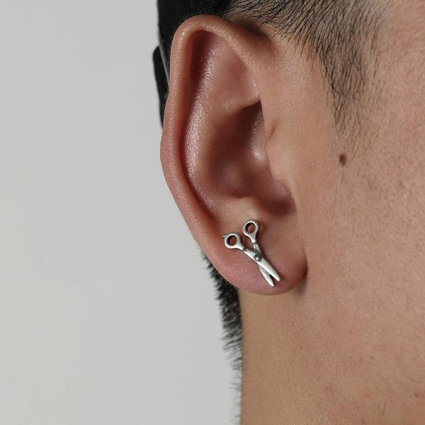 Scissors Stud Earrings Online now