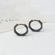 Black Hoop Earrings Online now