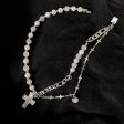 Cross Pearl Necklace on Sale