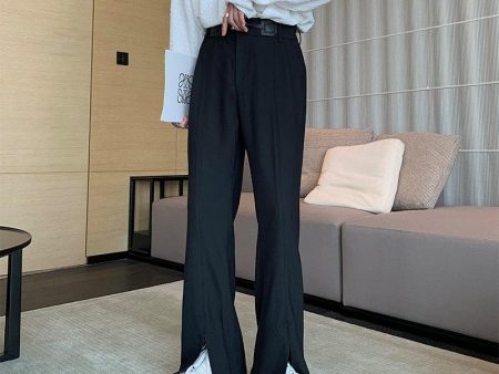 Open Legs Slit Pants on Sale