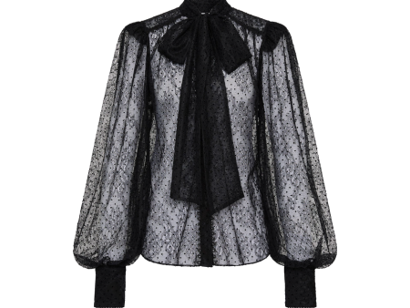 Ethel Blouse - Black Hot on Sale