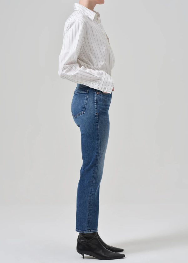 Zurie Ankle Jean in Abalone on Sale