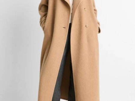 Vince - Lofty Belted Long Coat For Cheap