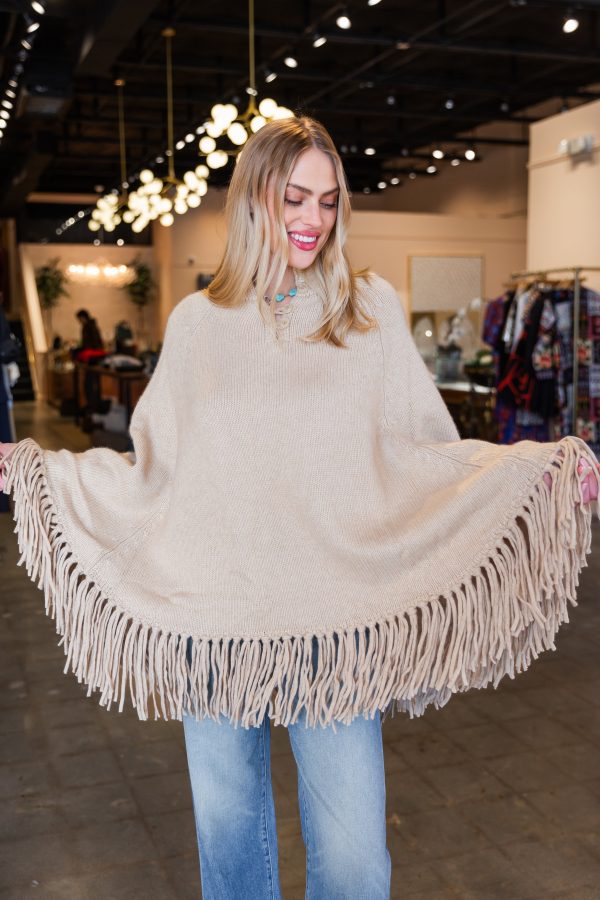 Poncho A Franges - Organic on Sale