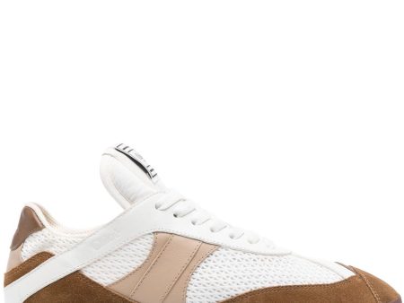 Kick Sneakers in Natural Brown For Sale