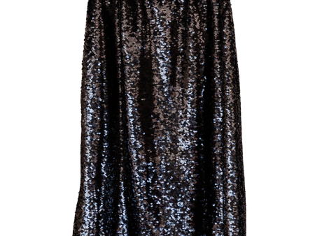 Shimmer Sequin Skirt - Black Supply