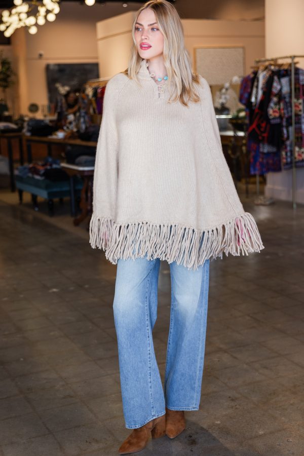 Poncho A Franges - Organic on Sale