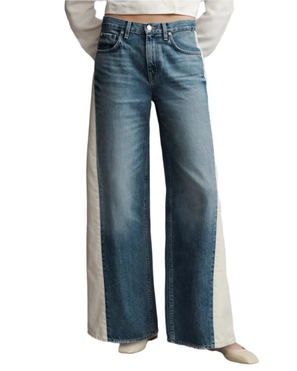 Ramblin Man Jean in White Vintage Denim Cheap