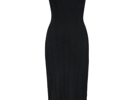 Kim Knit Dress in Black Supply