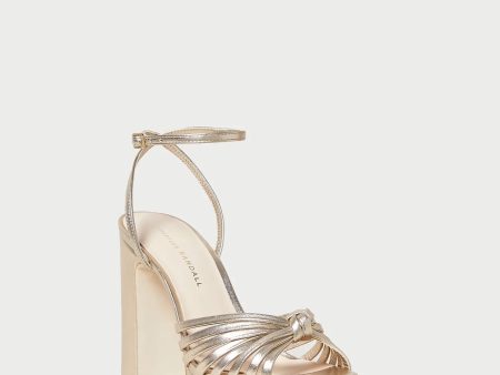 Rivka Knot Platform Sandal - Champagne Fashion