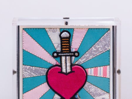 Petite Blue Pink Heart & Sword (SWP4) Supply