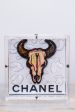 Petite White Chanel Cow Skull (SWP14) For Sale