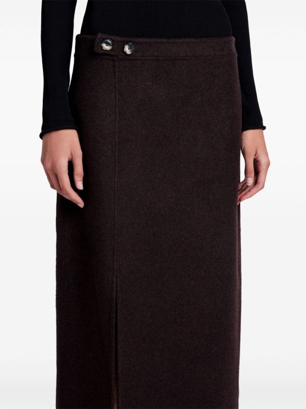 Adrian Skirt in Hickory For Cheap