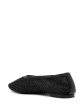 Alba Ballet Flat in Black Crystal Mesh Sale