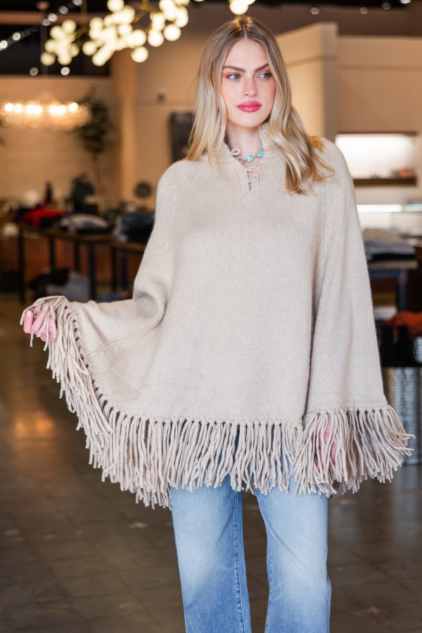 Poncho A Franges - Organic on Sale