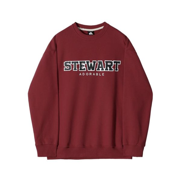 Letter Printing Pullover Discount