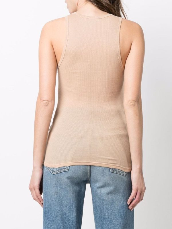 Ribbed Tank in Khaki Supply