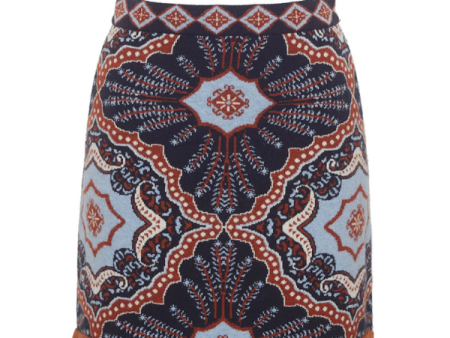 Lindy Skirt in Jules Navy Online Hot Sale