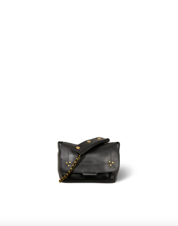 Lulu S - Noir Brass Calfskin Online Sale