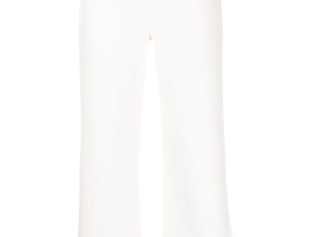 Grace Crop in White Online Hot Sale