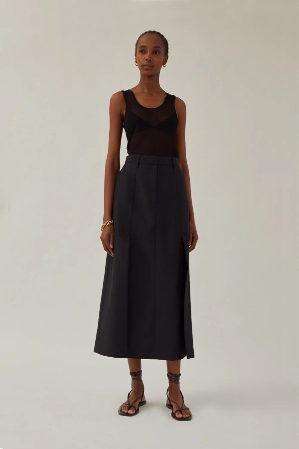 Elodie Skirt in Black For Sale