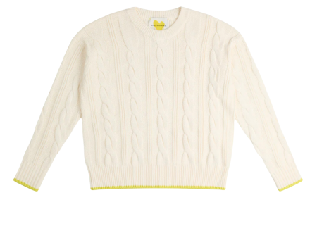 Maxwork Cable Sweater - Ivory Sale