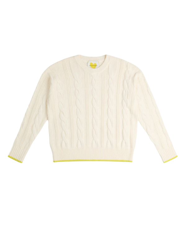 Maxwork Cable Sweater - Ivory Sale