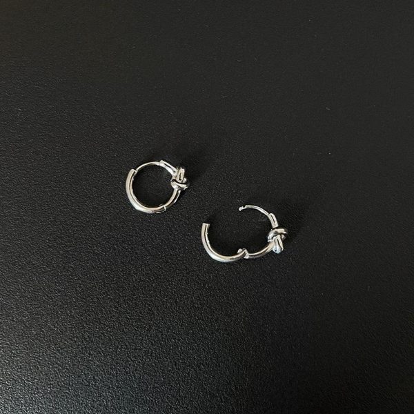 Knotted Hoop Earrings on Sale