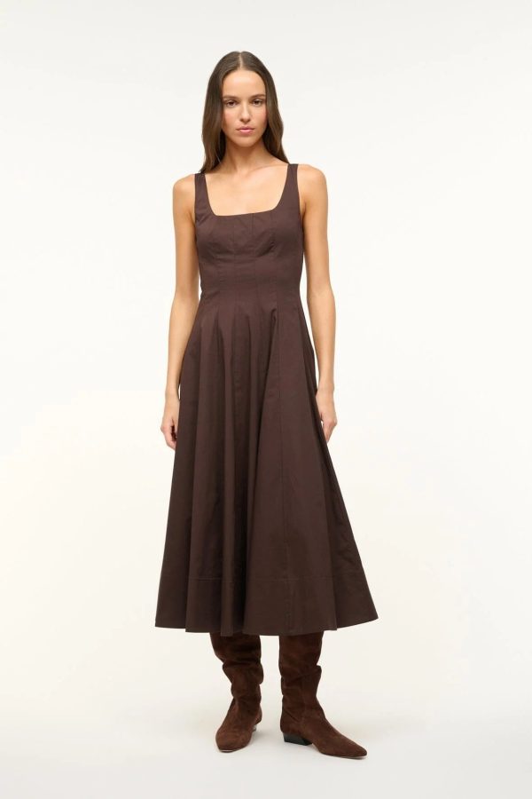 Wells Dress in Brown Sale