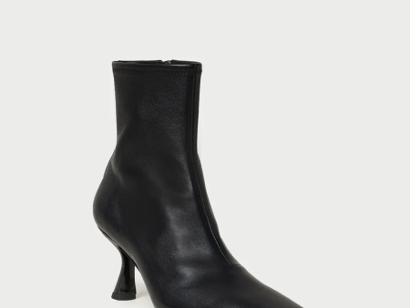 Thandy Curved Heel Boot - Black Cheap