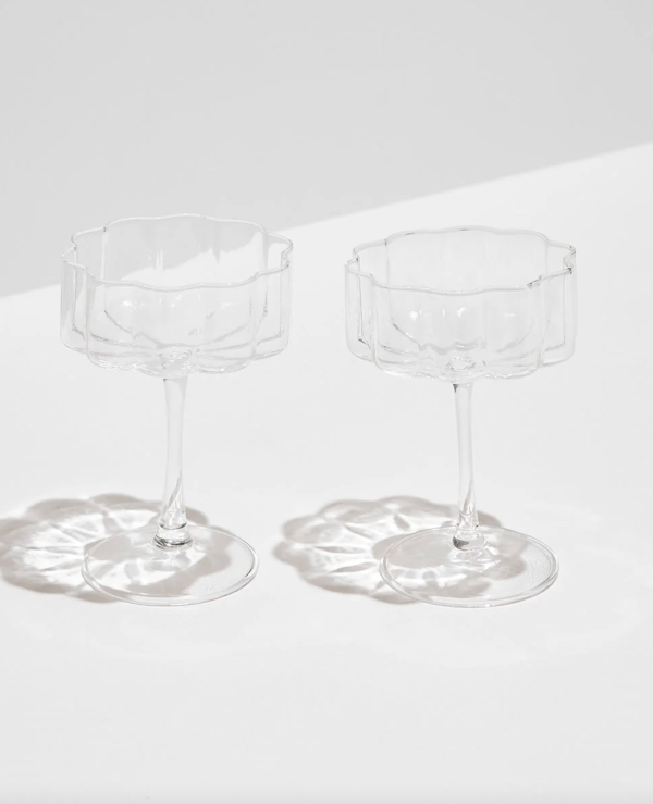 Wave Coupe - Set of 2 - Clear Sale