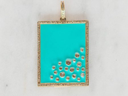 Dog Tag Turquoise (c101) Discount