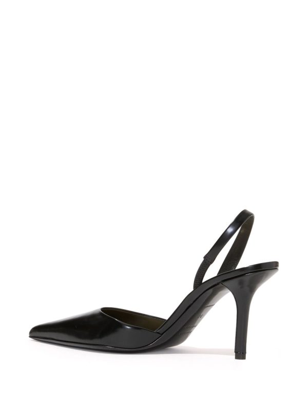 Slash Slingback Pumps in Spazzolato Leather Online