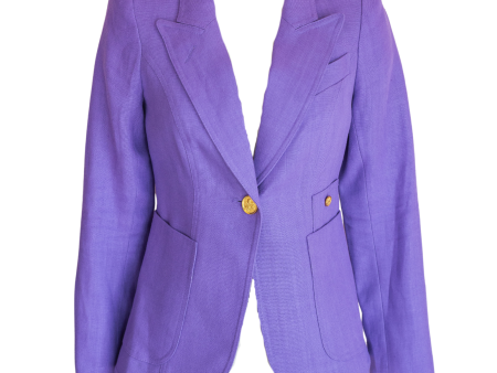 Patch Pocket Duchess Blazer - Violet Cheap