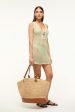 Squillo Raffia Tote in Natural Tan Supply