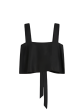 Bormio Tie Back Bodice in Black Fashion