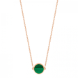 Mini Ever Malachite Disc Necklace Fashion