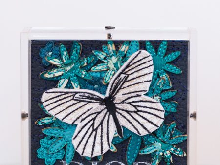 Petite Navy Dior Butterfly (SWP9) Online now