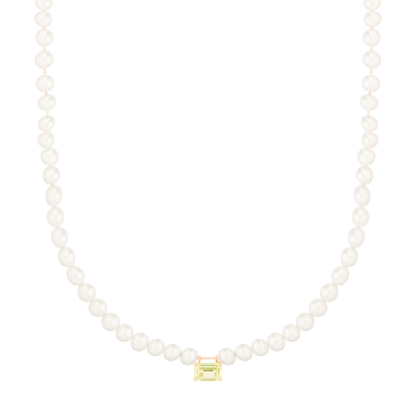 Mini Cocktail Pearl & Lemon Quartz Necklace Online