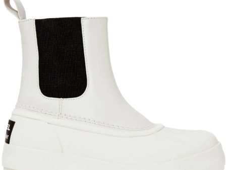 SOREL x Proenza Schouler Caribou Chelsea Boots in Chalk Black Sale