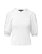 Crew Neck Coralee Top - White Online Sale