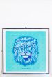 Medium Blue Tiffany Lion (SWM9) For Discount