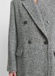 Vince - Herringbone Double Breasted Coat For Sale