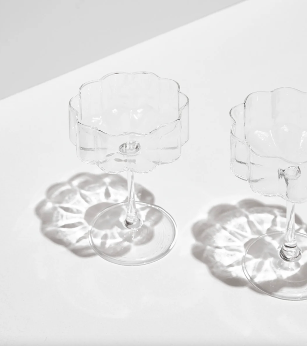 Wave Coupe - Set of 2 - Clear Sale