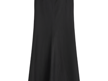 Delphi Flared Maxi Dress in Black For Cheap