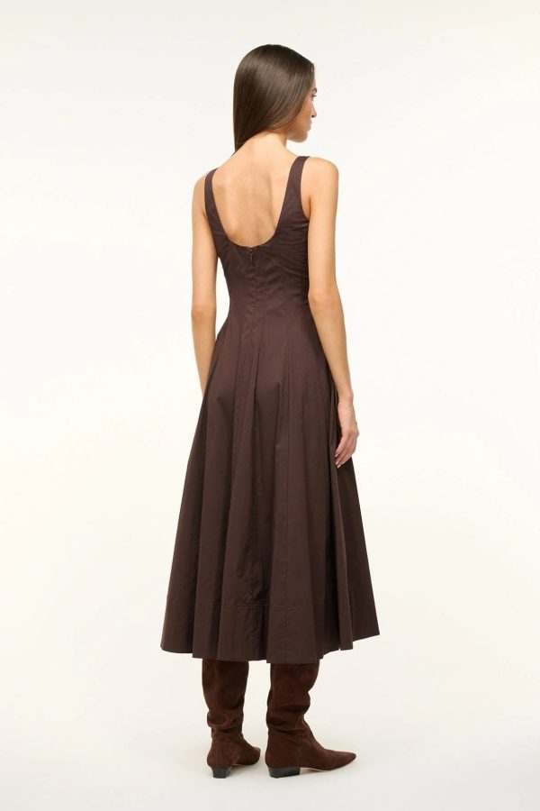 Wells Dress in Brown Sale