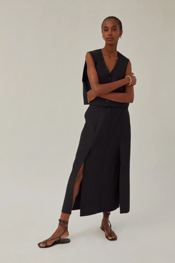 Elodie Skirt in Black For Sale