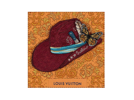 Petite Orange Louis Vuitton Maroon Aspen Hat (SWP65) Online